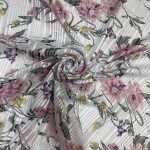 New Flower printed chiffon georgette fabric