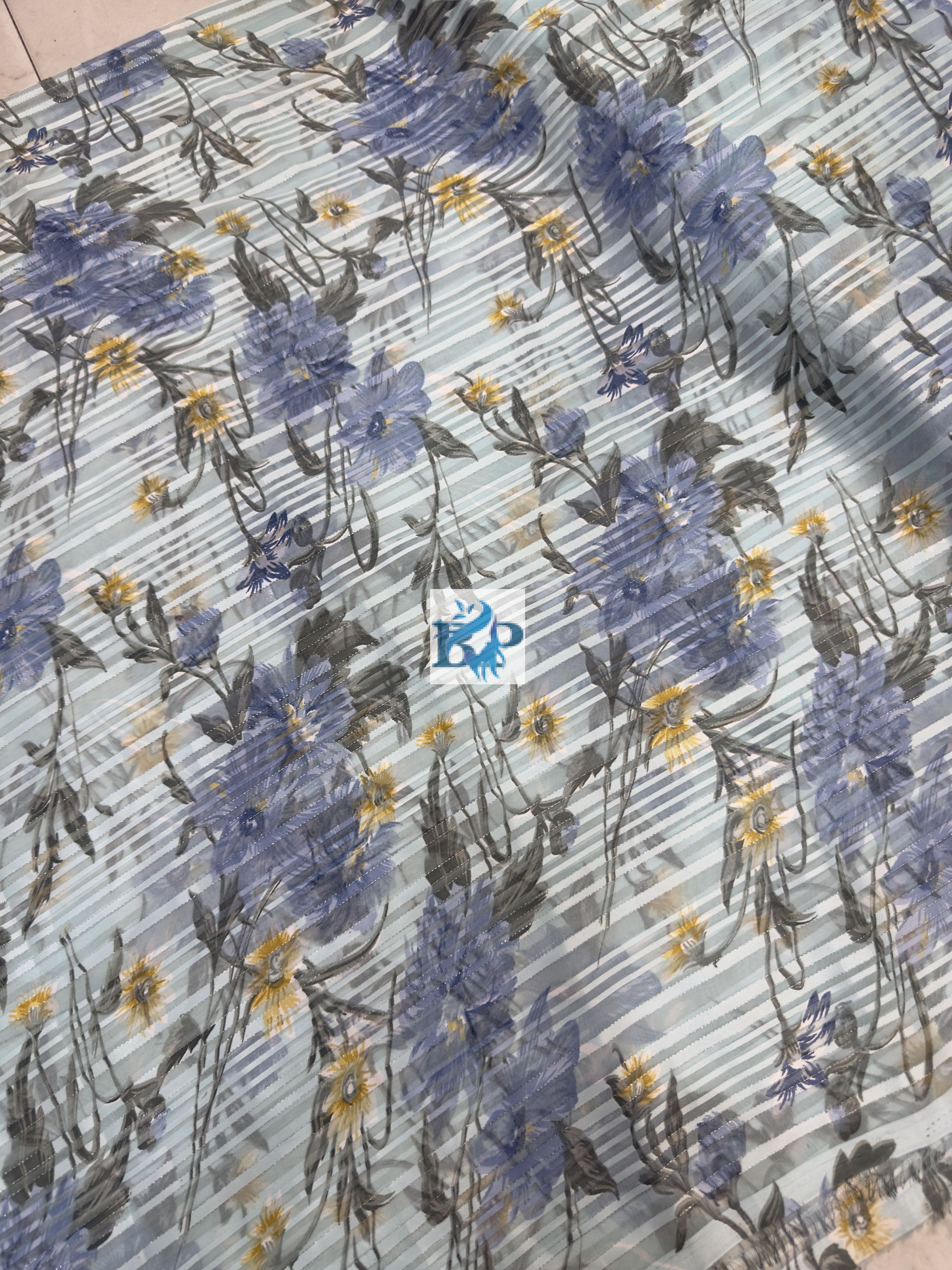 New Flower printed chiffon georgette fabric
