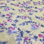New flower printed chiffon georgette Fabric