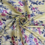 New flower printed chiffon georgette Fabric