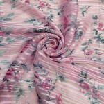 New flower printed chiffon georgette Fabric