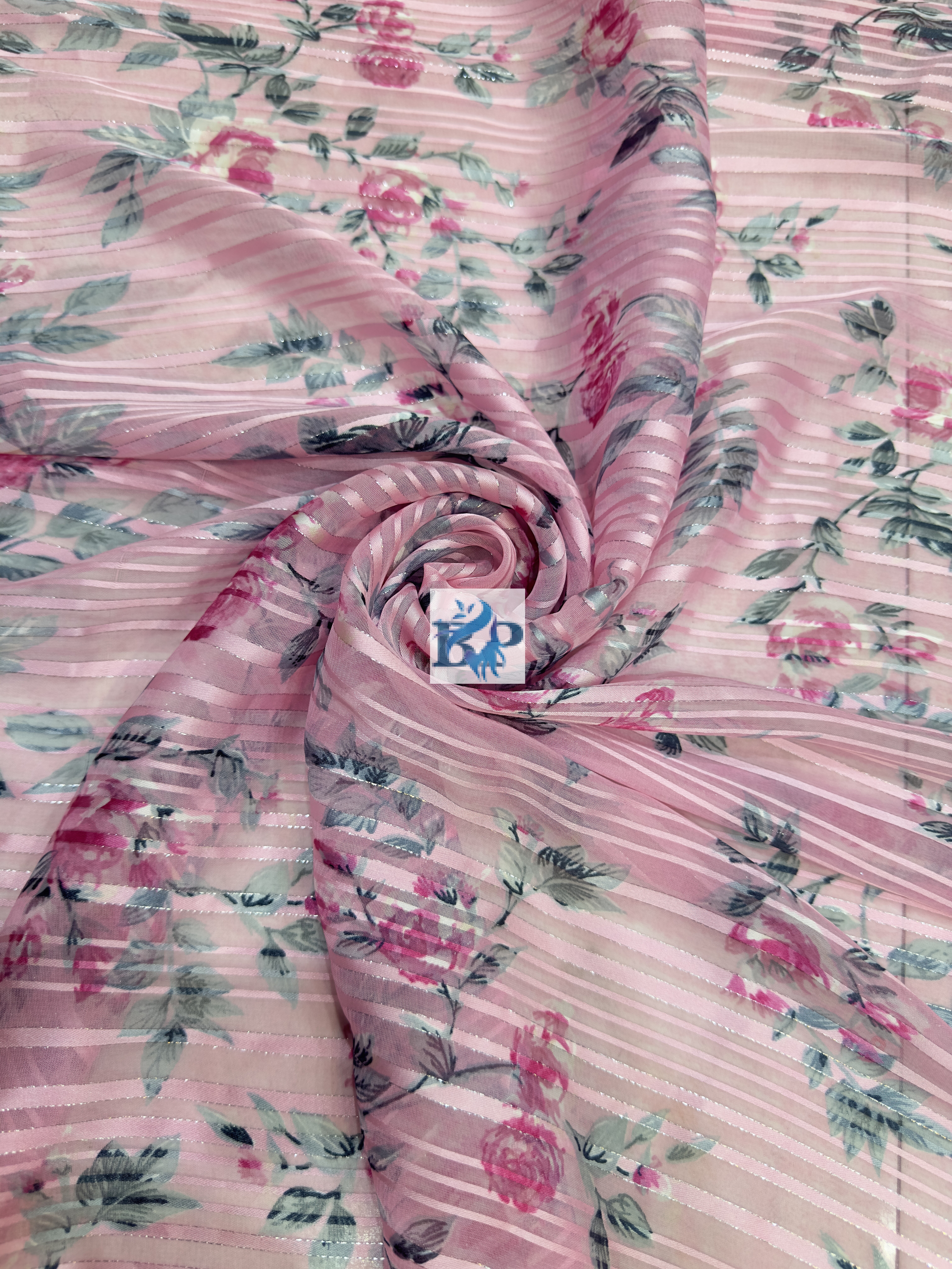 New flower printed chiffon georgette Fabric