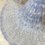 New chicken kari thread embroidery net fabric