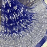 New chicken kari thread embroidery net fabric