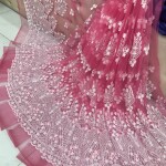 New chicken kari thread embroidery net fabric