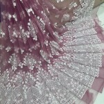 New chicken kari thread embroidery net fabric