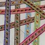 RAW SILK MULTI COLOUR LACE