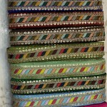 RAW SILK MULTI COLOUR LACE