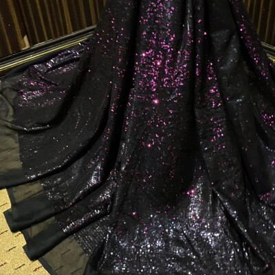 GEORGETTE DOUBLE TONE SEQUANCE 45 INCH.