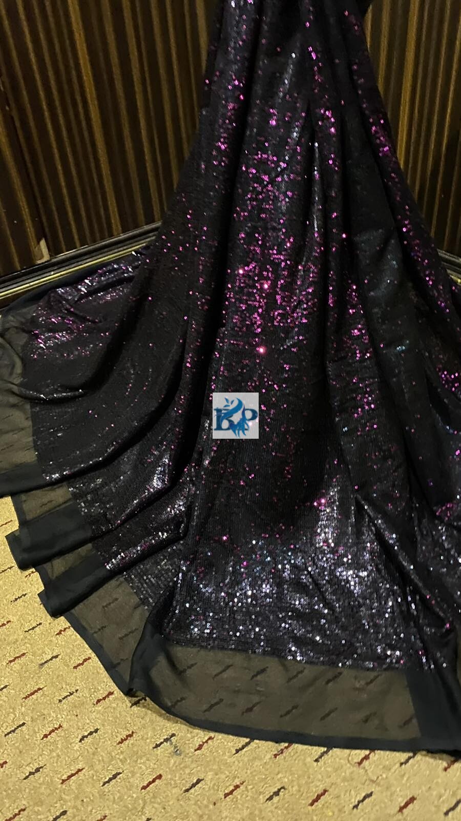 GEORGETTE DOUBLE TONE SEQUANCE 45 INCH.