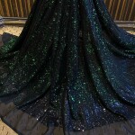 GEORGETTE DOUBLE TONE SEQUANCE 45 INCH.