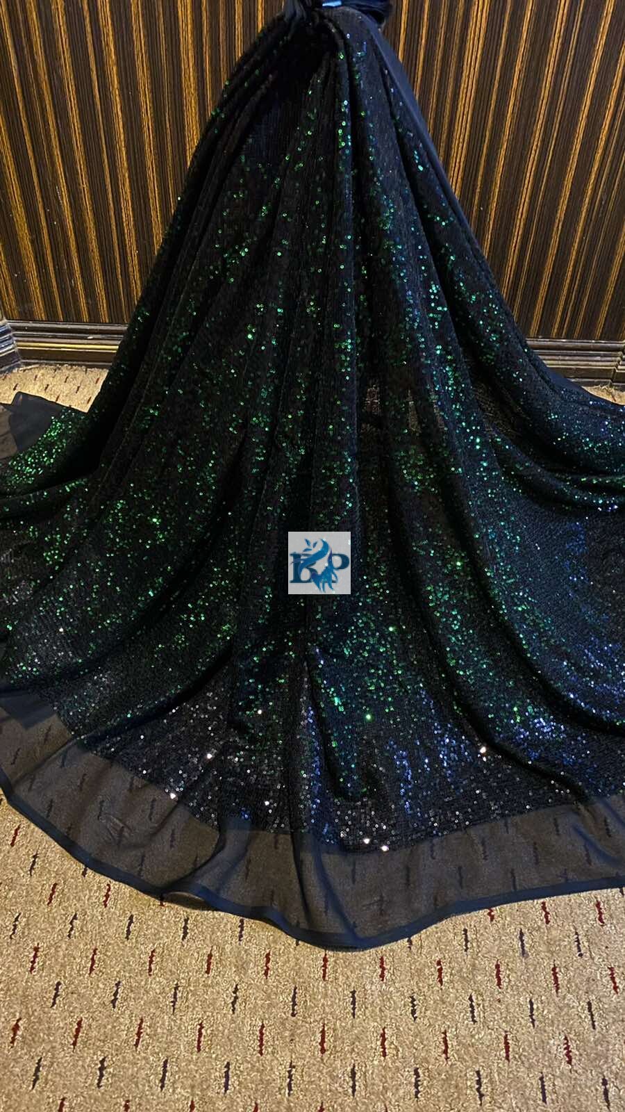 GEORGETTE DOUBLE TONE SEQUANCE 45 INCH.