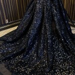 GEORGETTE DOUBLE TONE SEQUANCE 45 INCH.