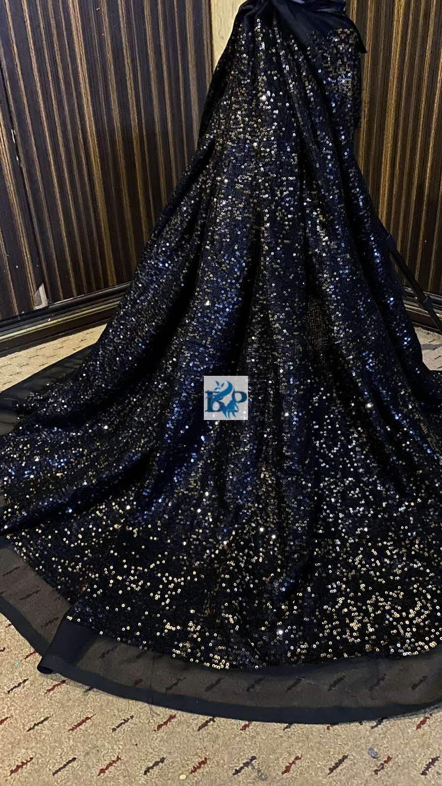 GEORGETTE DOUBLE TONE SEQUANCE 45 INCH.