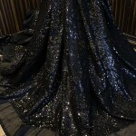 GEORGETTE DOUBLE TONE SEQUANCE 45 INCH.