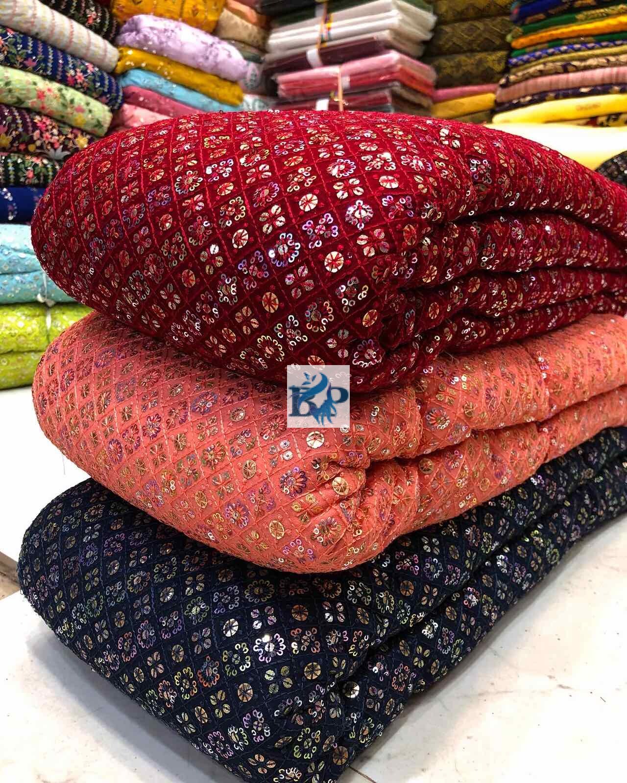 4 Sequence Georgette fabric