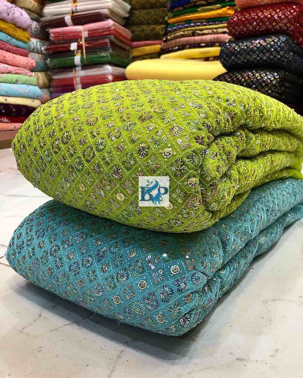 4 Sequence Georgette fabric