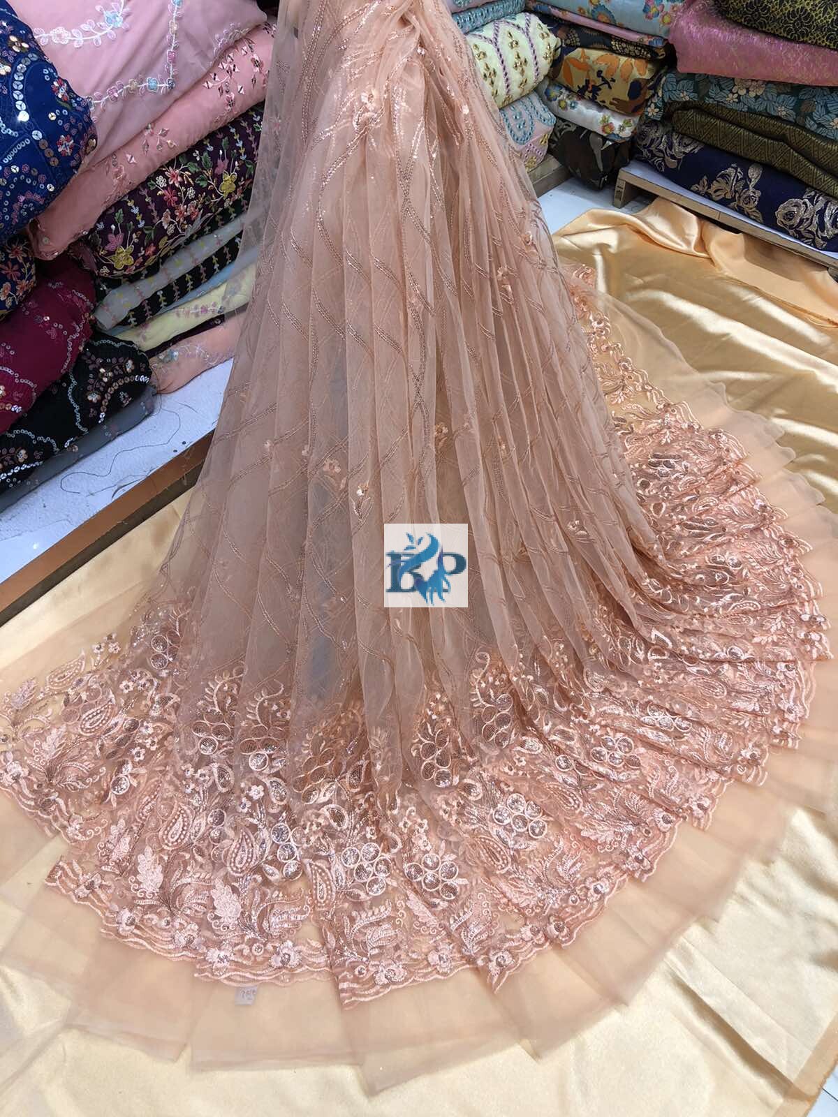 TONE TO TONE NET FABRIC