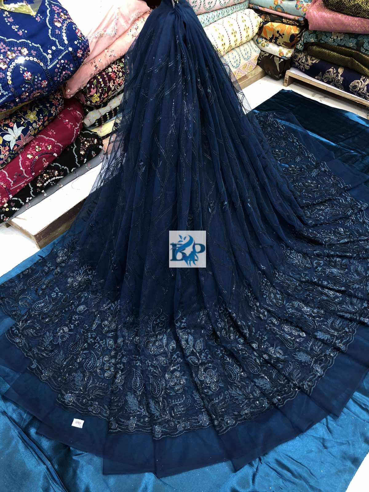 TONE TO TONE NET FABRIC