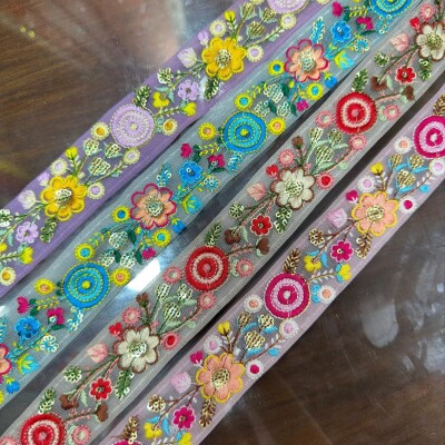 fancy fulkari embroidery lace